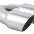 Load image into Gallery viewer, Vibrant Dual 3.5in Round SS Exhaust Tip (Single Wall Angle Cut) - Main Product View