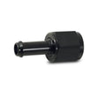 Load image into Gallery viewer, Vibrant Female -8AN to 3/8in Hose Barb Straight Aluminum Adapter Fitting - Side View