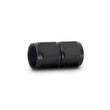 Load image into Gallery viewer, Vibrant Fitting Straight Coupler Union Adapter Female -10 AN to Female -12 AN Aluminum Black Anodize - Main Product View