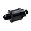 Load image into Gallery viewer, Vibrant Fuel Pump Check Valve -8AN Male Flare to 12mm x 1.5 Metric - Side View