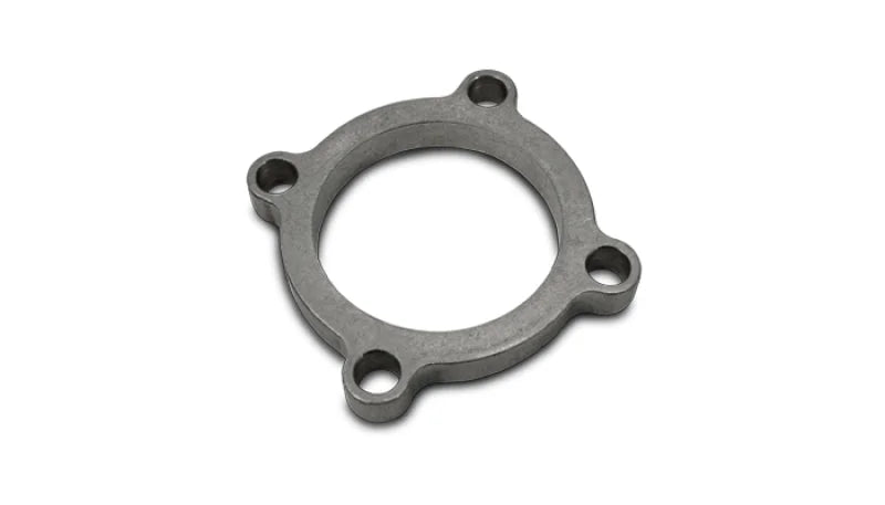 Vibrant GT series / T3 Discharge Flange (4 Bolt) with 2.5in Inlet ID Mild Steel 1/2in Thick - Main Product View
