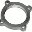 Load image into Gallery viewer, Vibrant GT series / T3 Discharge Flange (4 Bolt) with 2.5in Inlet ID Mild Steel 1/2in Thick - Side View