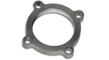 Load image into Gallery viewer, Vibrant GT series / T3 Discharge Flange (4 Bolt) with 2.5in Inlet ID Mild Steel 1/2in Thick - Side View