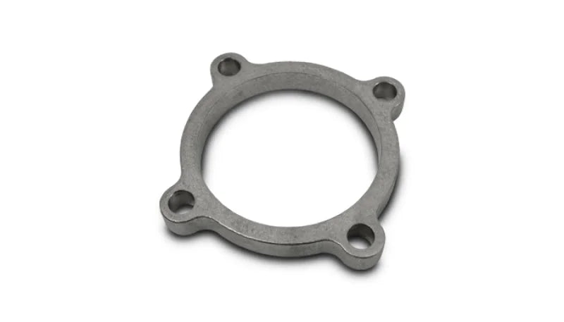 Vibrant GT series / T3 Discharge Flange (4 Bolt) with 3in Inlet ID Mild Steel 1/2in Thick - Side View