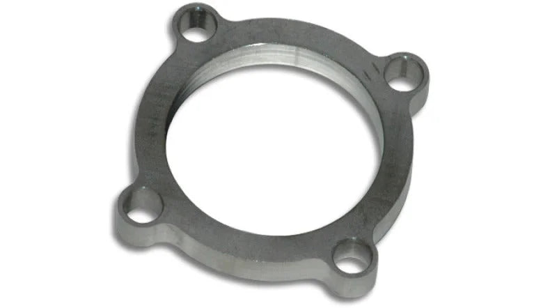 Vibrant GT series / T3 Turbo Discharge Flange (4 Bolt) with 2.5in Inlet I.D. T304 SS 1/2in Thick - Main Product View