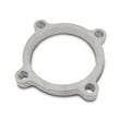 Load image into Gallery viewer, Vibrant GT series / T3 Turbo Discharge Flange (4 Bolt) with 3in Inlet I.D. T304 SS 1/2in Thick - Side View