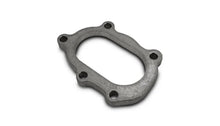 Load image into Gallery viewer, Vibrant GT25R / GT28R Discharge Flange with Oval Outlet (5 Bolt) Mild Steel 1/2in Thick - Main Product View