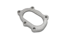 Load image into Gallery viewer, Vibrant GT25R / GT28R Discharge Flange with Oval Outlet (5 Bolt) T304 SS 1/2in Thick - Main Product View