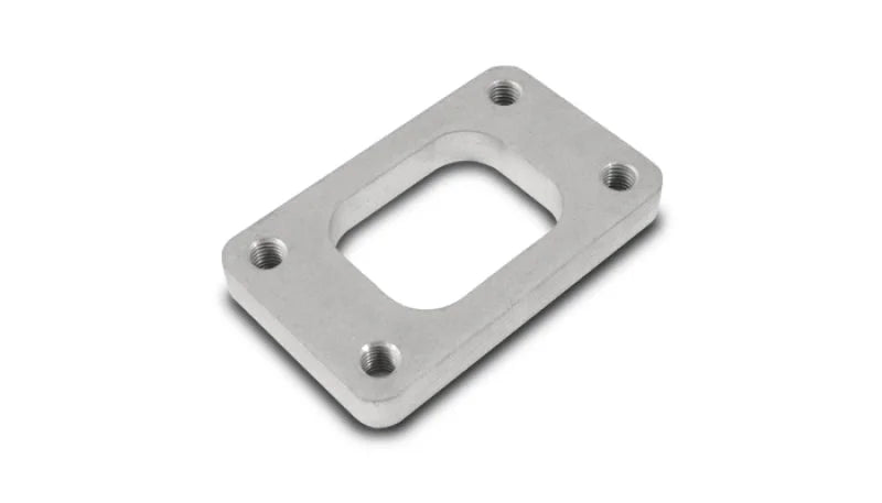 Vibrant GT30R/GT35R/GT40R Turbo Inlet Flange T304 SS 1/2in Thick (Tapped Holes) - Side View