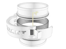 Load image into Gallery viewer, Vibrant HD Clamping System Assembly for 2in OD Tubing - Blue Clamp - Side View