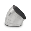 Load image into Gallery viewer, Vibrant Horizontal 304 SS Nominal 3 in. Oval / 3.75 in. Centerline Radius, 9 degree/cut -Set of 5 - Side View
