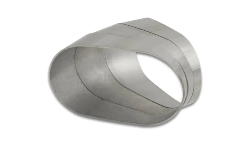 Vibrant Horizontal 304 SS Oval Pie Cuts 3.5in OD Tight 45 Degree Elbow - Main Product View