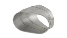 Load image into Gallery viewer, Vibrant Horizontal 304 SS Oval Pie Cuts 3.5in OD Tight 45 Degree Elbow - Main Product View
