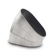 Load image into Gallery viewer, Vibrant Horizontal 304 SS Oval Pie Cuts 3.5in OD Tight 45 Degree Elbow - Side View