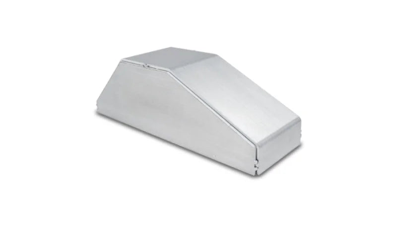 Vibrant I/C End Tank 3.5in Wide 11in Long 3.5in Tall Use w/ Horizontal I/C Core 12835 - 5052 Alum - Side View