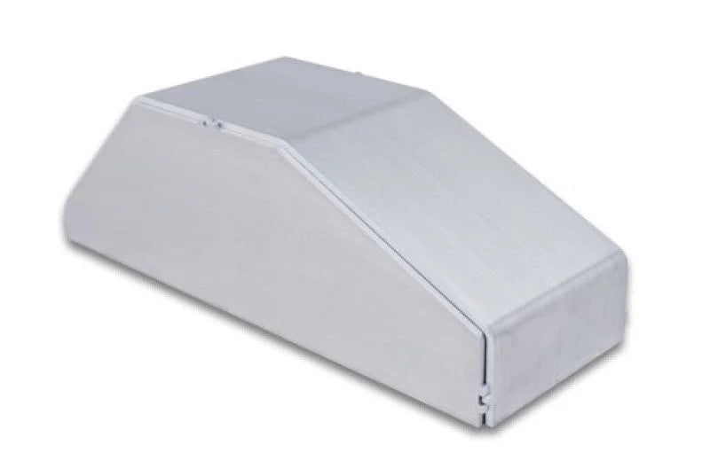 Vibrant I/C End Tank 3.5in Wide 9.85in Long 3.25in Tall Use w/ Horizontal I/C Core12833 - 5052 Alum - Detail View