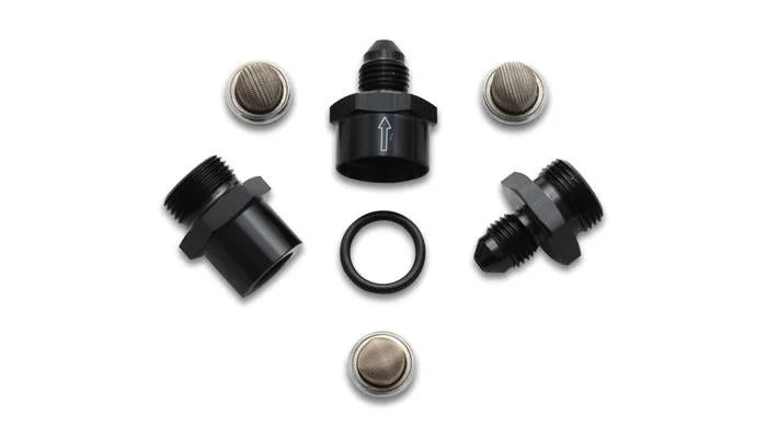 Vibrant Inline Fuel/Oil Filter Set (Size -8AN) incl. 3 filters - Main Product View