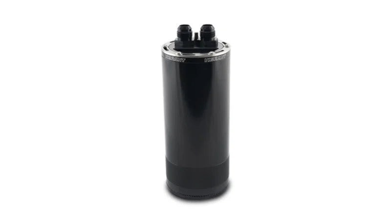 Vibrant Large (2.0L) 2-Port Catch Can Assembly - Side View