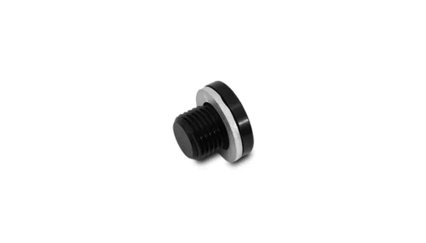 Vibrant M12 x 1.5 Metric Port Plug w/ Crush Washer - Side View