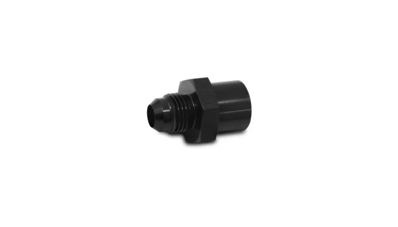 Vibrant M14 x 1.5 Female to -6AN Male Flare Adapter - Anodized Black - Main Product View