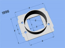 Load image into Gallery viewer, Vibrant MAF SenAdapter Plate Toyota w/ Bosch MAF Sensuse w/ 3in ID filteronly - Main Product View