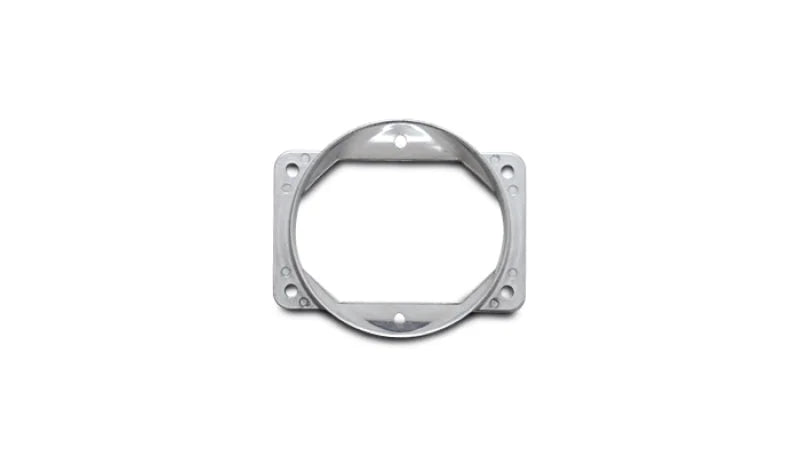 Vibrant MAF Sensor Adapter Plate for Mitsubishi applications use w/ 4.5in Inlet I.D. filters only - Side View