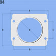 Load image into Gallery viewer, Vibrant MAF Sensor Adapter Plate for Subaru applications use w/ 3in Inlet I.D. filters only - Main Product View