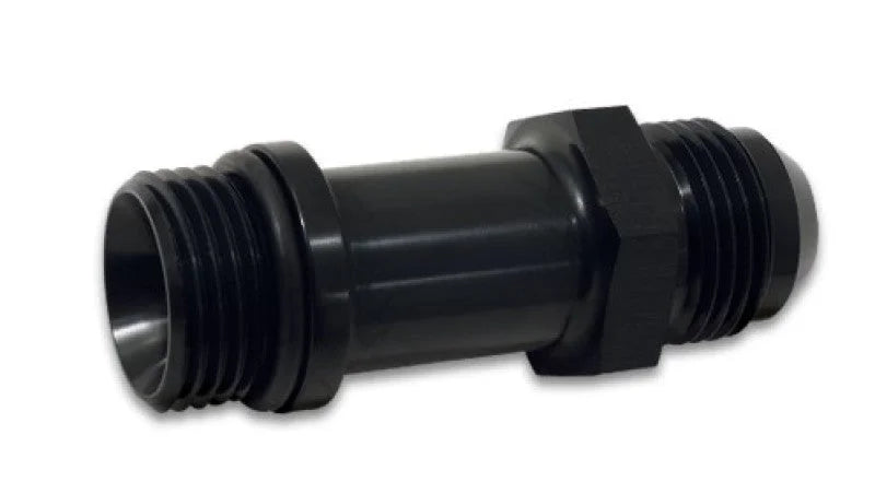 Vibrant Male -12AN to Male Straight -12AN ORB w/ O-Ring Extender Adapter 2.5 in. long - Back View