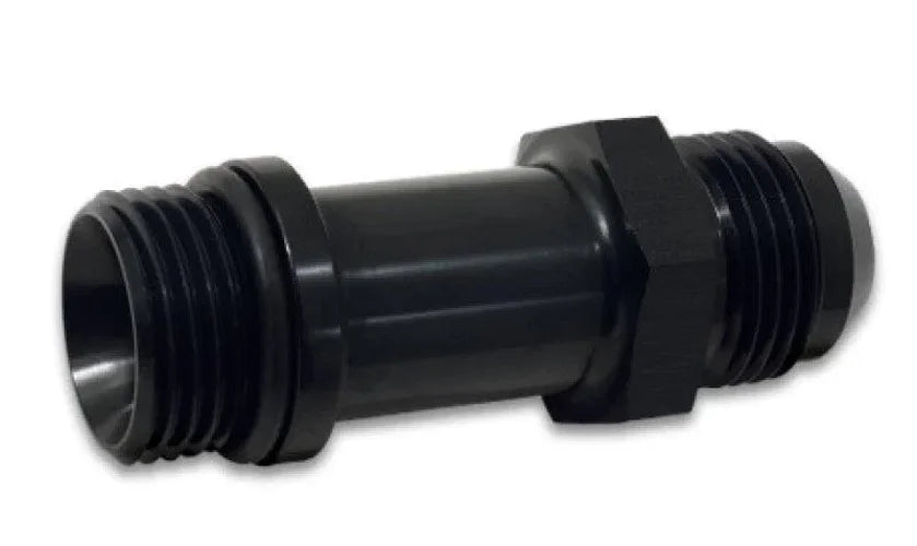 Vibrant Male -8AN to Male Straight -8AN ORB w/ O-Ring Extender Adapter 1.875 in. long - Side View