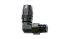 Load image into Gallery viewer, Vibrant Male NPT 90 Degree Hose End Fitting -10AN - 3/8 NPT - Side View