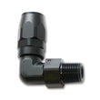 Load image into Gallery viewer, Vibrant Male NPT 90 Degree Hose End Fitting -12AN - 1/2 NPT - Side View