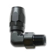 Load image into Gallery viewer, Vibrant Male NPT 90 Degree Hose End Fitting -8AN - 1/2 NPT - Side View