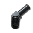 Load image into Gallery viewer, Vibrant Male NPT to Hose Barb Adapter 45 Degree NPT 3/8in Hose 5/16in - Side View