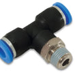 Load image into Gallery viewer, Vibrant Male Tee 1-Touch Fitting 5/32in OD Tube (1/8in NPT) - Back View