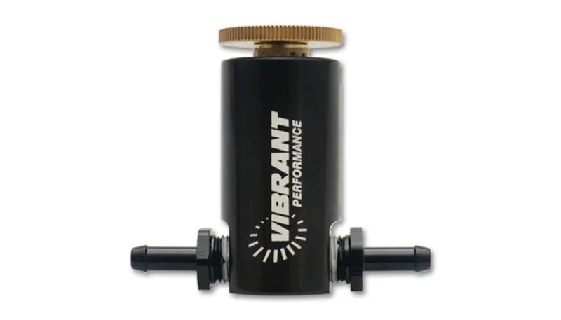 Vibrant Manual Boost Controller w/ Mounting Bracket (Black Anodized) - Main Product View