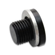 Load image into Gallery viewer, Vibrant Metric Port Plug M10 x 1.5 includes Crush Washer - Side View