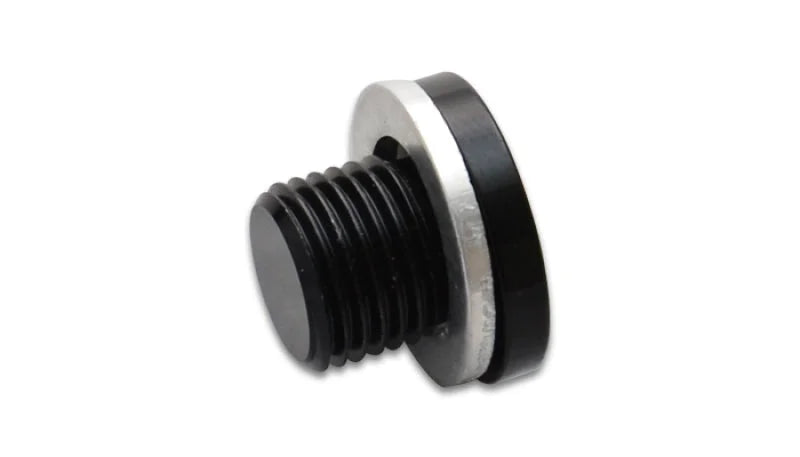 Vibrant Metric Port Plug M10 x 1.5 includes Crush Washer - Side View