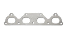 Load image into Gallery viewer, Vibrant Mild Steel Exhaust Manifold Flange 1/2in Thick fits 1987-2005 Honda (D-Series Motor) - Side View