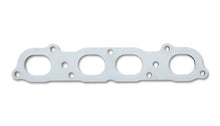 Load image into Gallery viewer, Vibrant Mild Steel Exhaust Manifold Flange 1/2in Thick fits 2000-2003 Honda S2000 F20C Motor - Side View