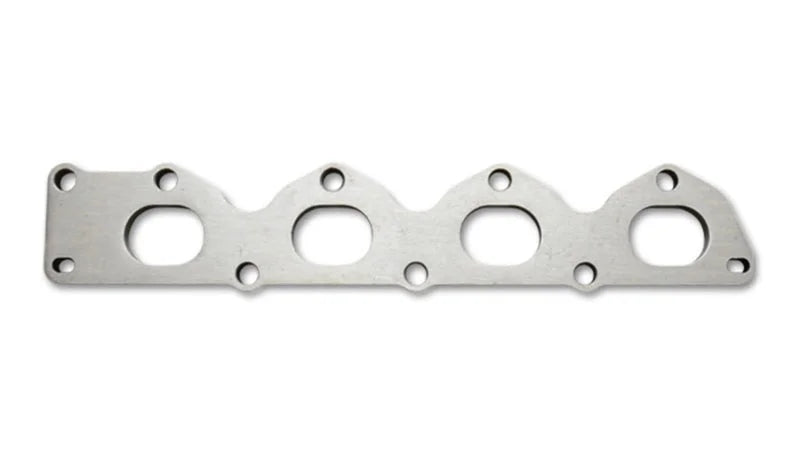 Vibrant Mild Steel Exhaust Manifold Flange 1/2in Thick fits 2013-2025 Chevrolet / GMC Ecotec Motor - Side View