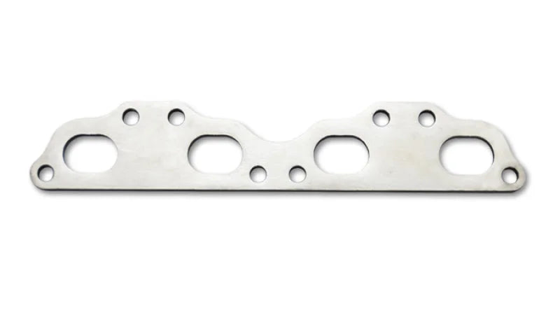 Vibrant Mild Steel Exhaust Manifold Flange for Nissan SR20 motor 1/2in Thick - Main Product View