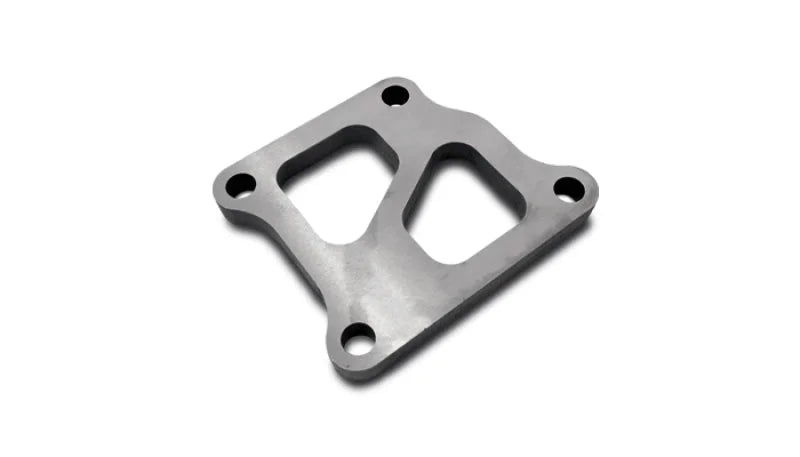 Vibrant Mitsubishi EVO 789 and X Turbo Inlet Flange Mild Steel 1/2in Thick (Drilled Holes) - Side View