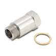Load image into Gallery viewer, Vibrant O2 Sensor Fitting (T304 SS) and Brass Washer - Side View