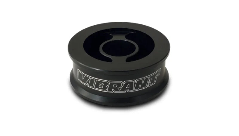 Vibrant Oil Filter Spacer 1/8 NPT Female Ports - Side View
