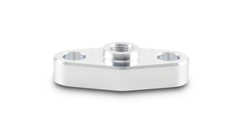 Vibrant Oil Inlet Flange for Garrett GT/GTX47 GTX50 and GT/GTX55 Turbo (1/8in NPT Female Thread) - Side View
