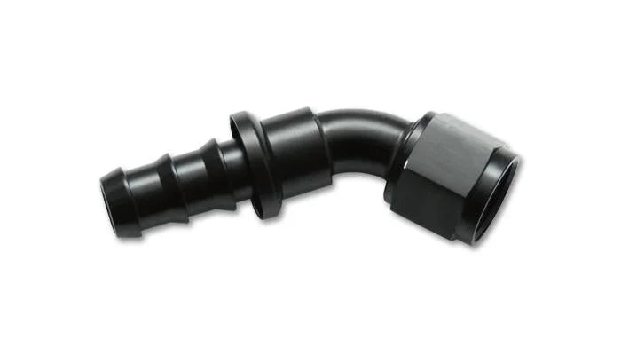 Vibrant Push-On 30 Degree Hose End Elbow FittingSize -4AN - Main Product View