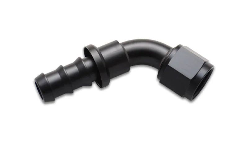 Vibrant Push-On 60 Degree Hose End Elbow FittingSize -4AN - Main Product View