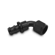 Load image into Gallery viewer, Vibrant Push-On 60 Degree Hose End Elbow FittingSize -4AN - Side View