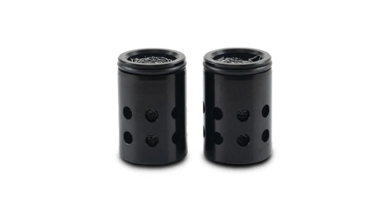 Vibrant Replacement Catch Can Filter Barrel Assemblies - Side View