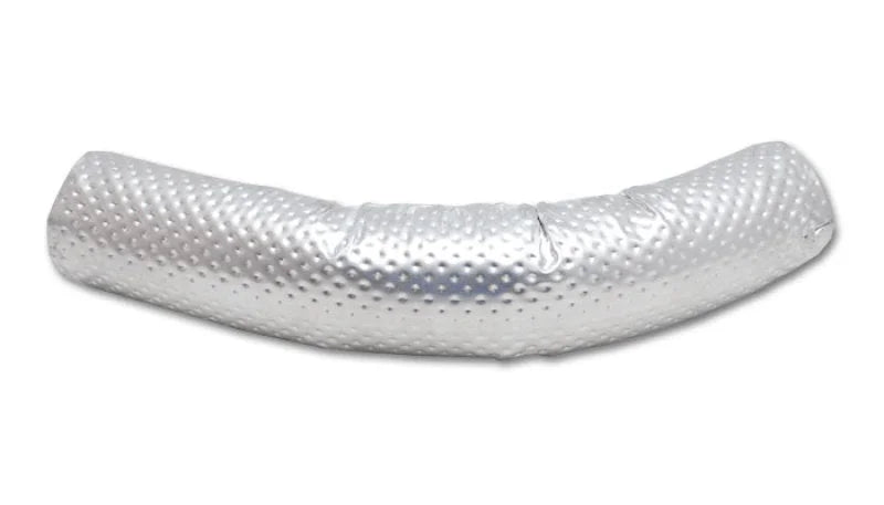 Vibrant SHEETHOT Premed 90 Degree Pipe Shield 2in-3in OD Tubing 18in Long - Side View